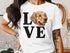 Love Golden Retriever Dog Graphic T-Shirt product