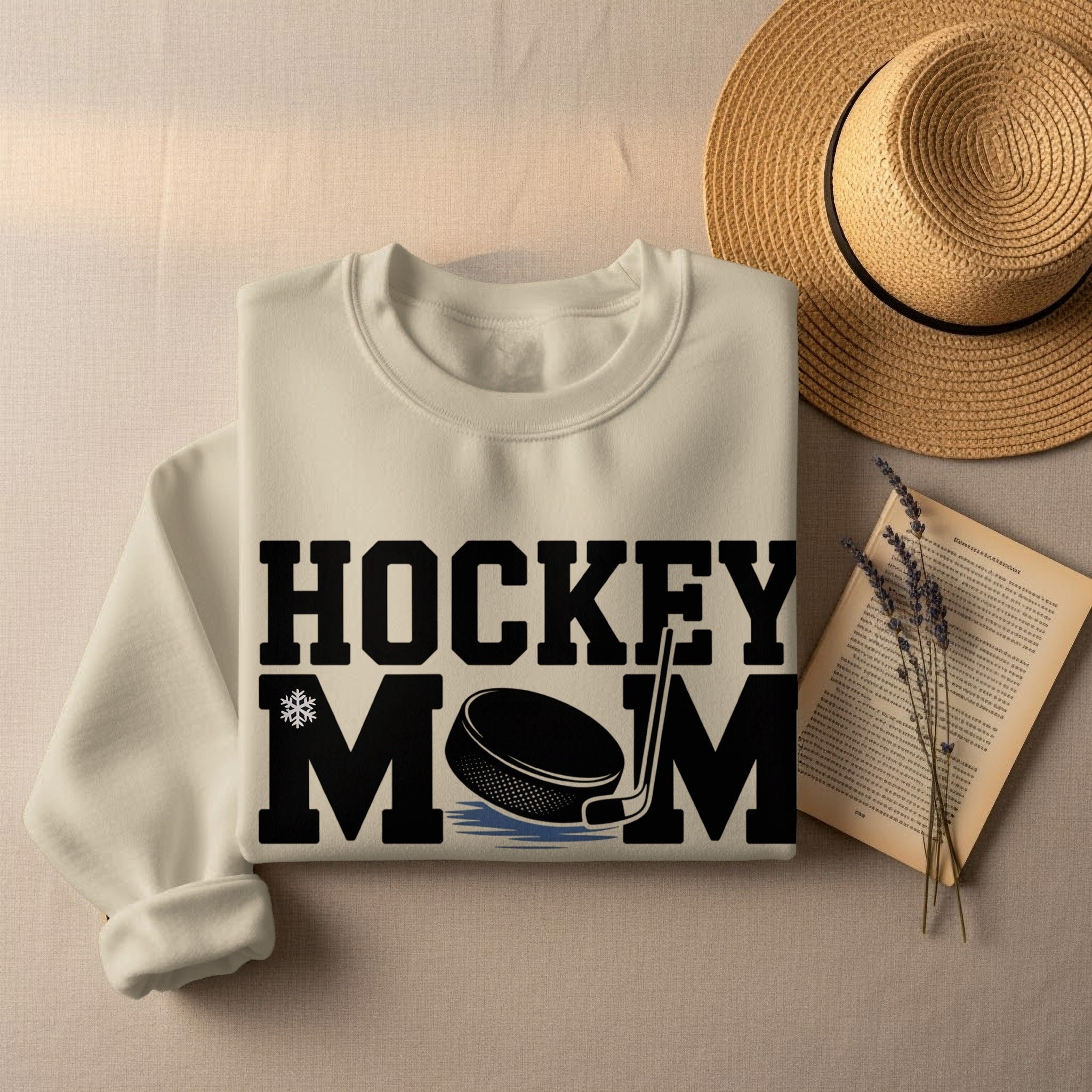 Cozy Hockey Mom Sweatshirt for Sports Enthusiasts product