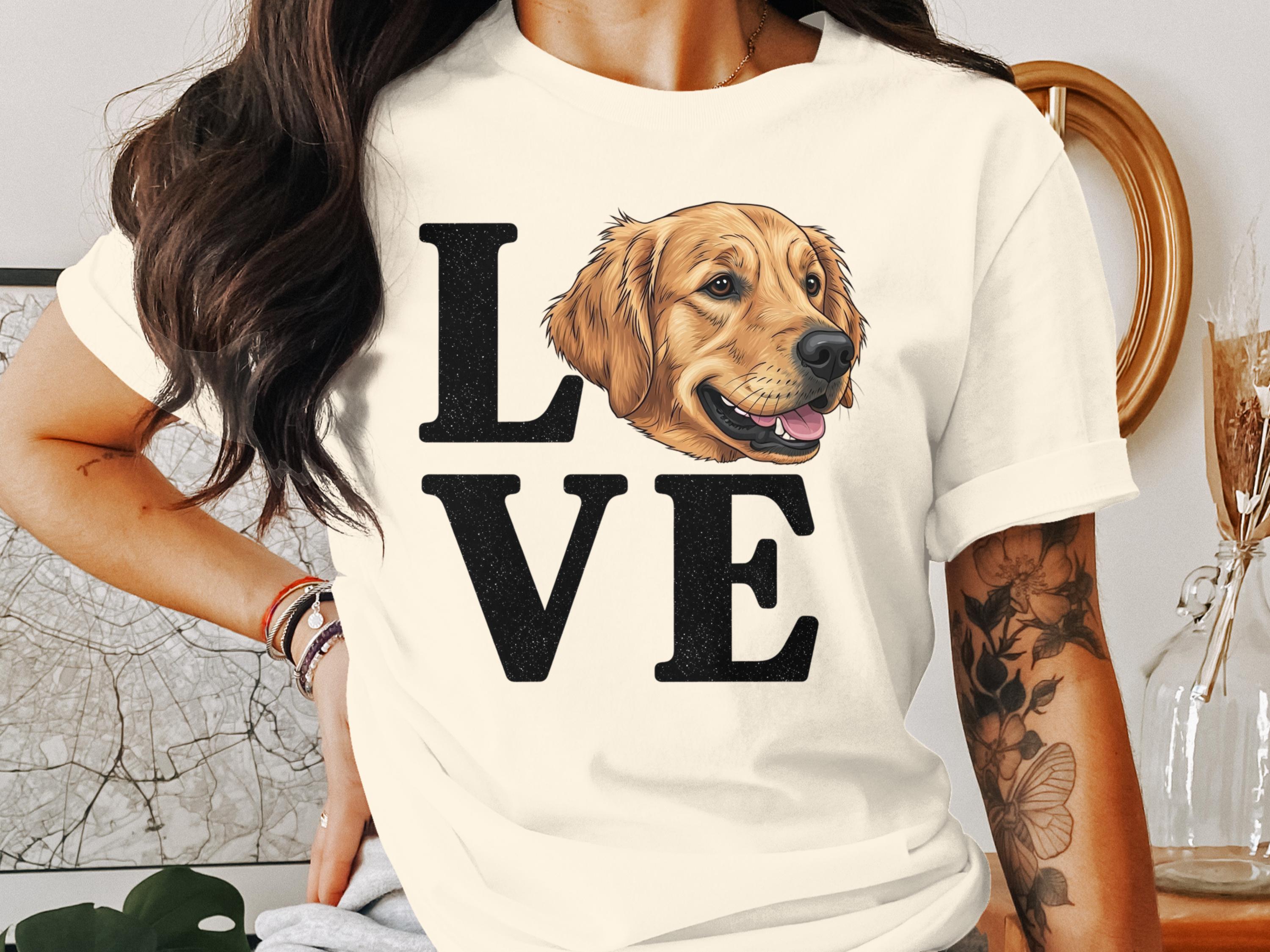 Golden Retriever Love Graphic Tee Shirt product