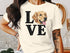 Love Golden Retriever Graphic Tee Shirt product type