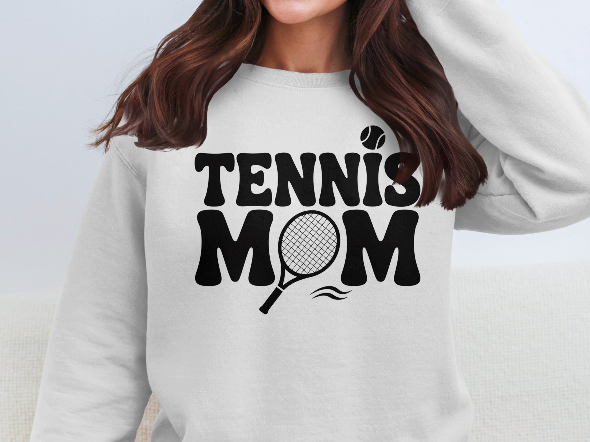 Tennis Mom Graphic Casual Top Comfortable Hoodie product