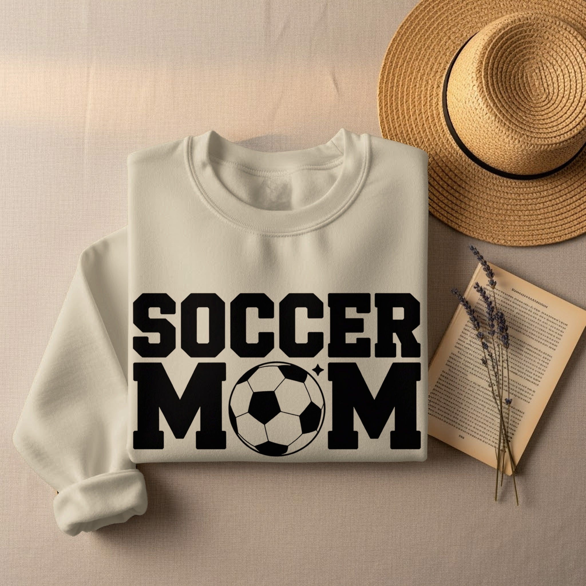 Soccer Mom Graphic Sweatshirt Cozy Fashion product