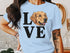 Cute Golden Retriever Love Graphic T Shirt product type